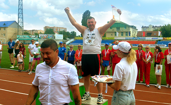 Дмитрий Грибков - бронзовый призер первых Всероссийских летних спортивных игр среди любителей!
